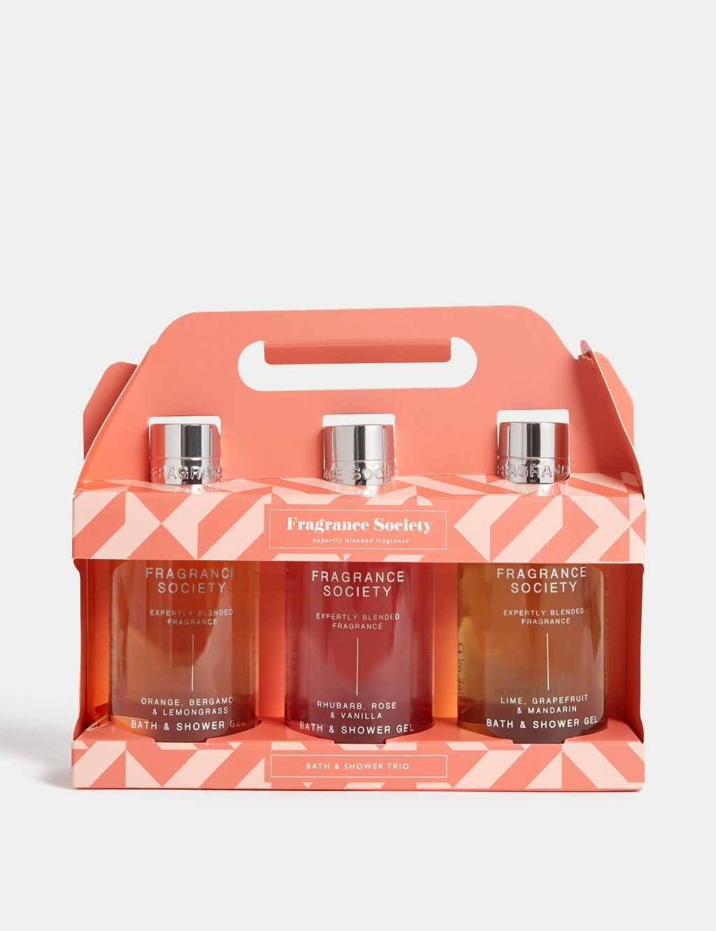 M&S Fragrance Society Bath & Shower Gel Trio Gift Set – 3 x 265ml