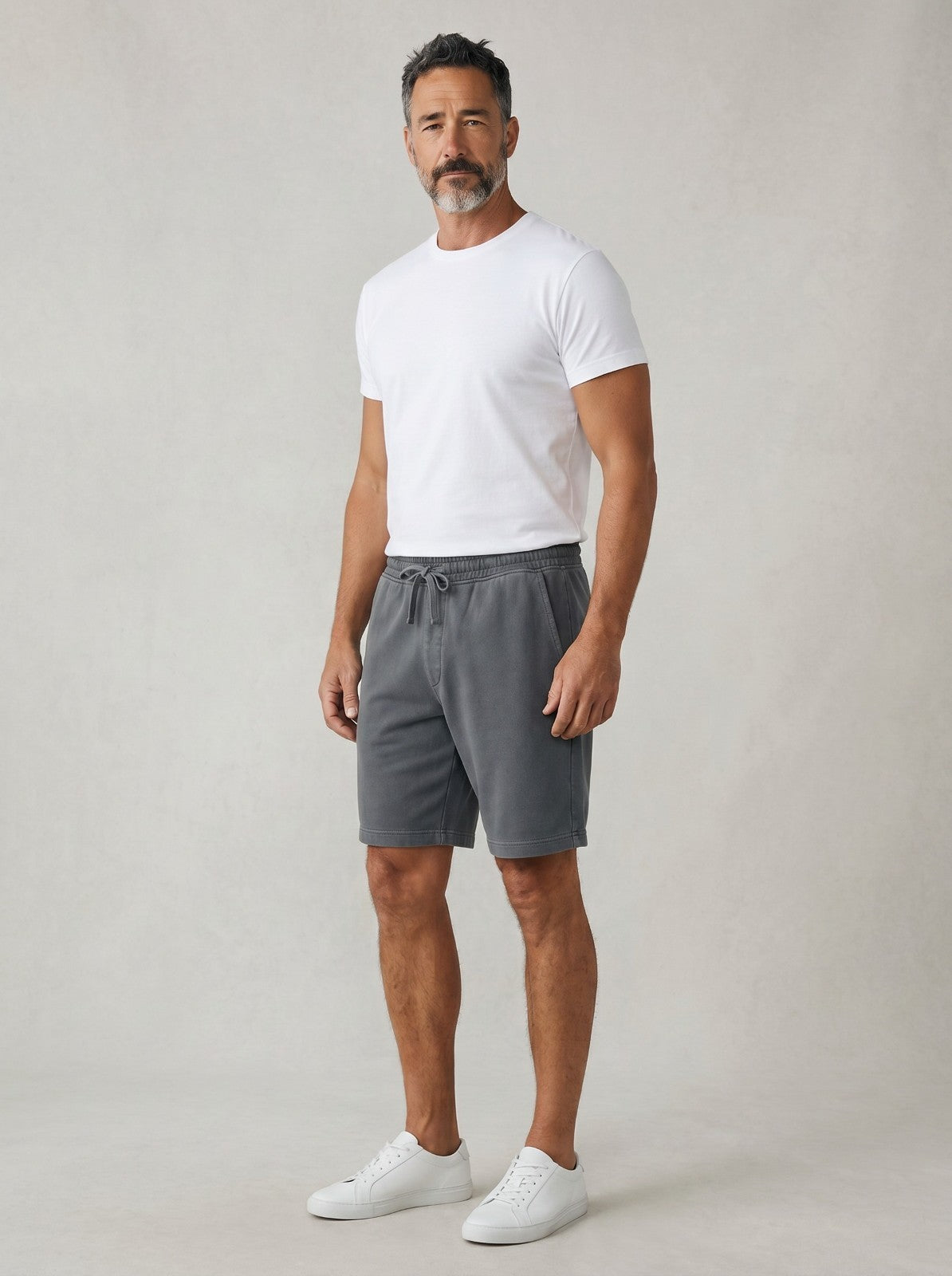 M&S Relaxed Fit Pure Cotton Garment Dye Short