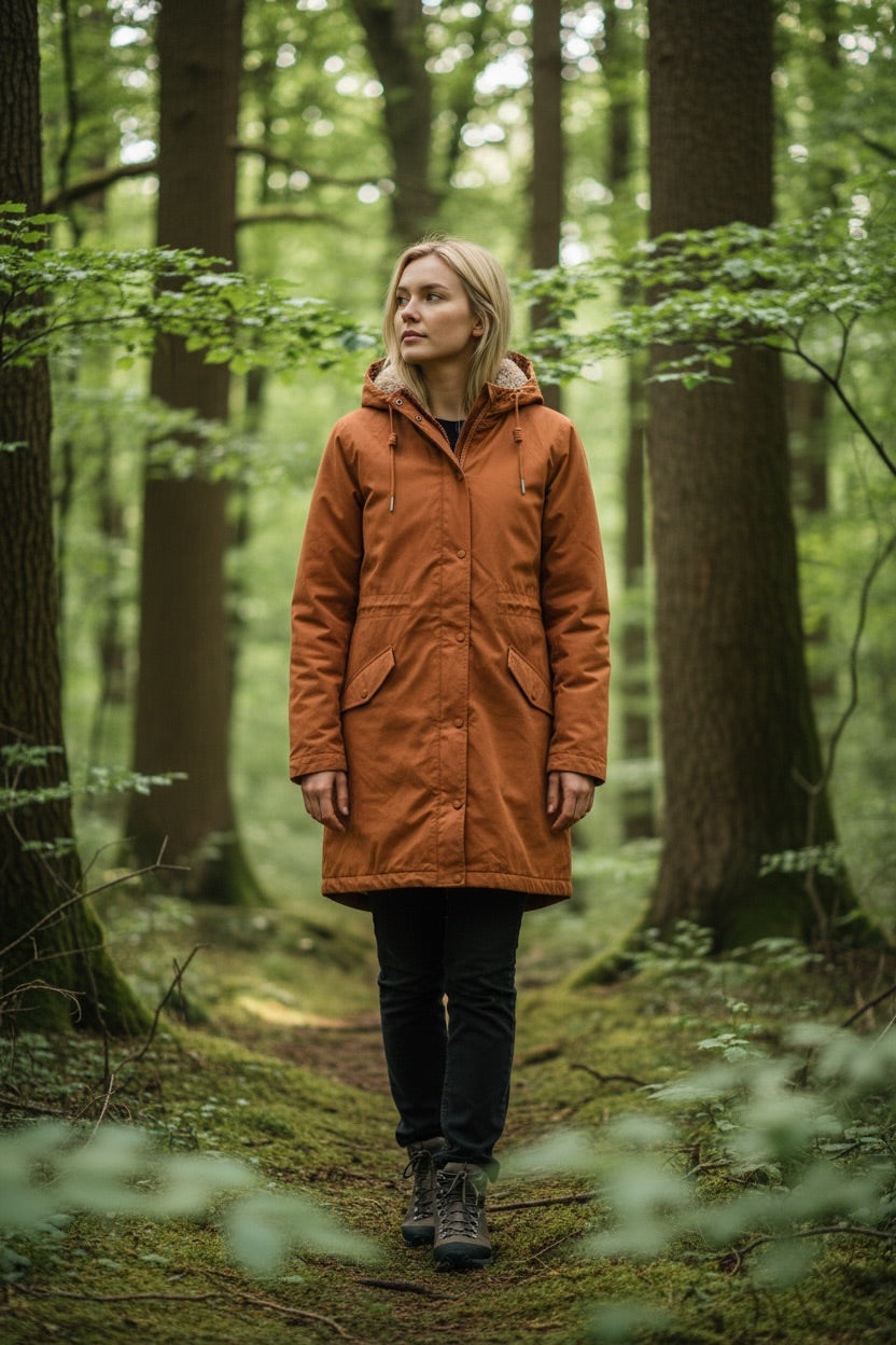 Ex Seasalt Plant Hunter Waterproof Coat in Butterscotch
