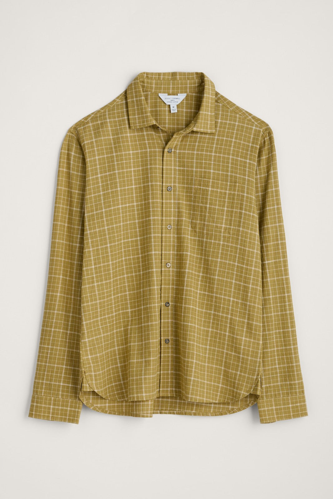 Ex Seasalt Mens Banyan Checked Organic Cotton Shirt RRP £69.95