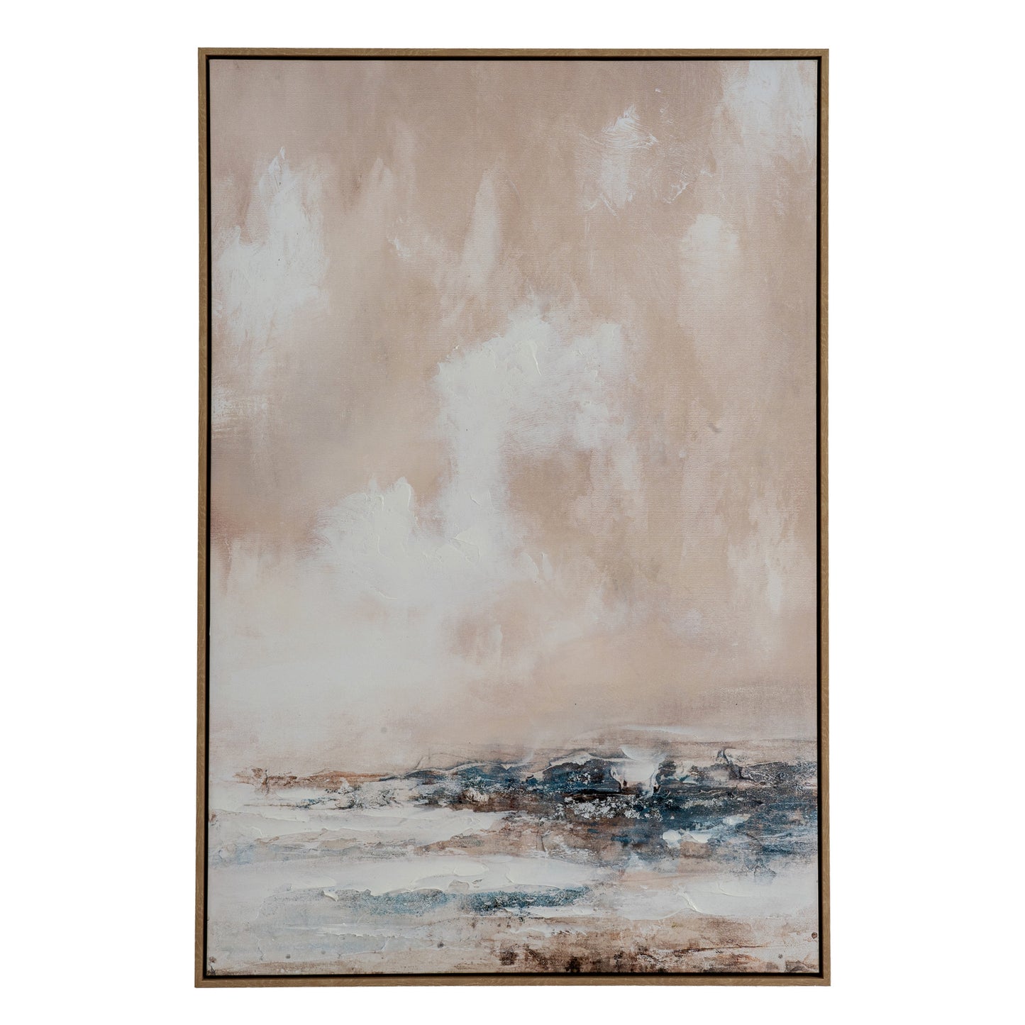 Veydra Hand-Painted Framed Canvas – 50 × 120cm