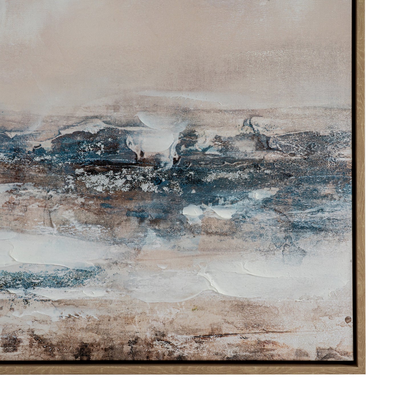 Veydra Hand-Painted Framed Canvas – 50 × 120cm