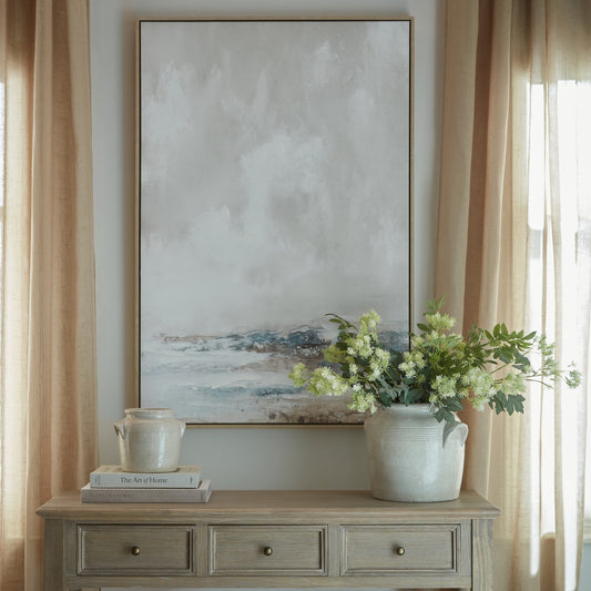 Veydra Hand-Painted Framed Canvas – 50 × 120cm