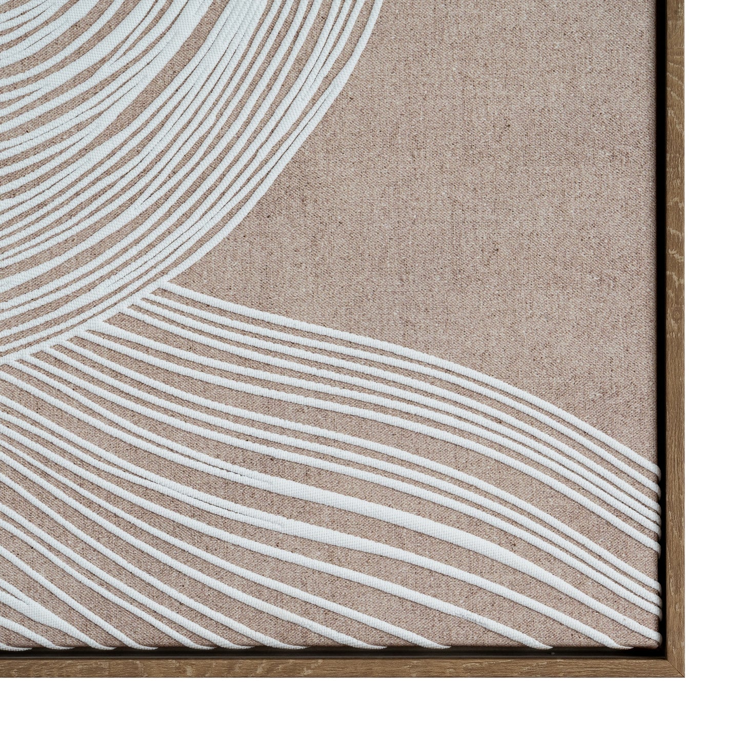 Clayre Abstract Line Art Framed Canvas – 60 × 80cm