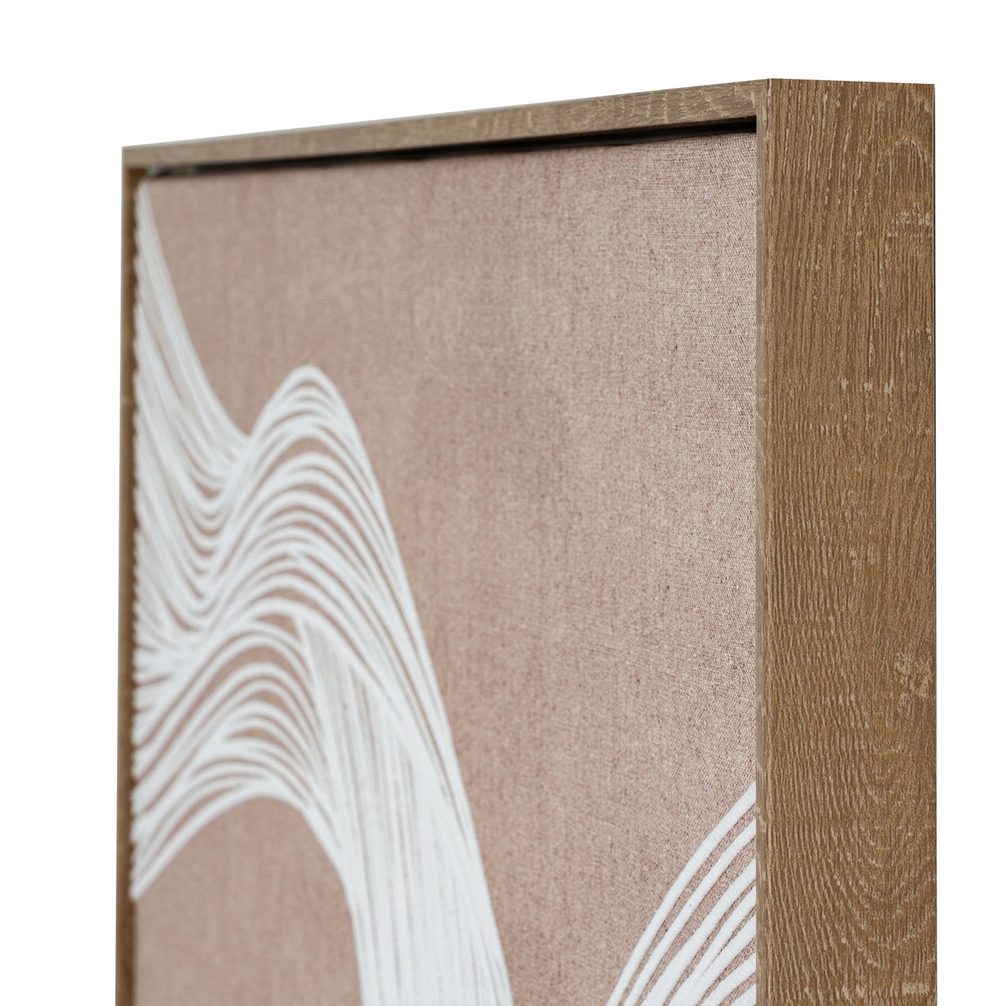 Clayre Abstract Line Art Framed Canvas – 60 × 80cm