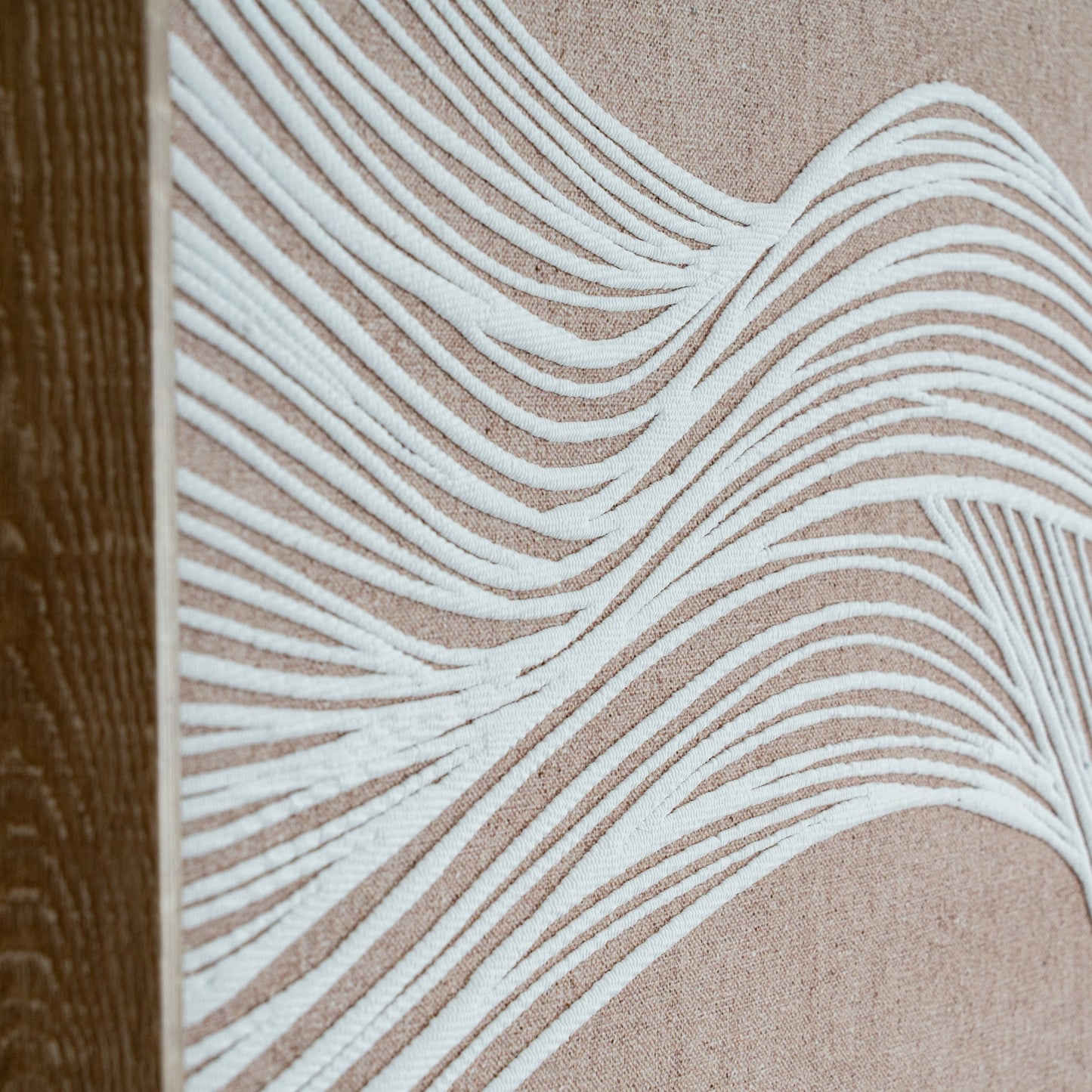 Clayre Abstract Line Art Framed Canvas – 60 × 80cm