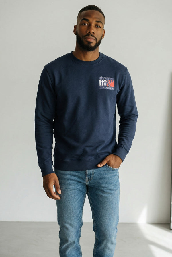 Tommy Jeans Regular Flag Crew Neck Sweatshirt