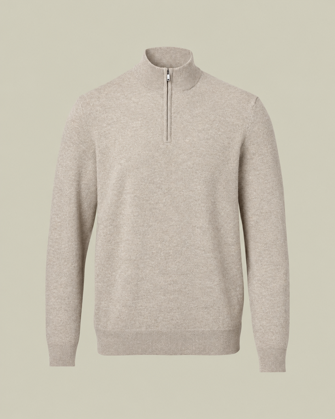 Charles Tyrwhitt Pure Cashmere Quarter Zip Jumper RRP £179