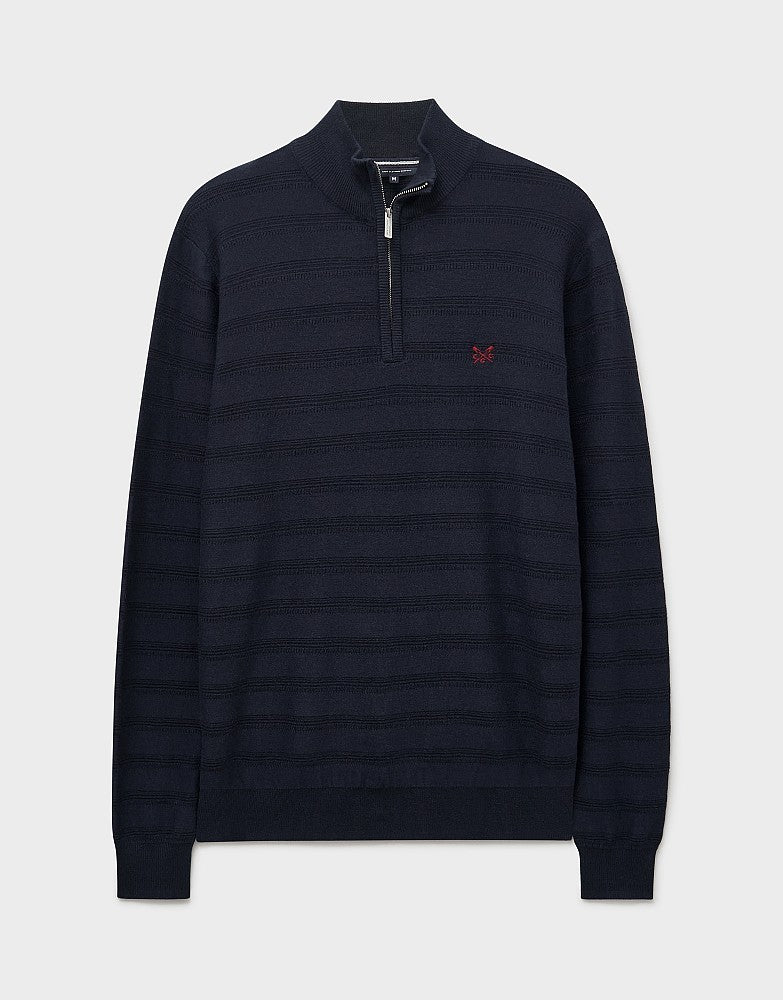 Crew Clothing Cashmere & Silk Blend 1/2 Zip