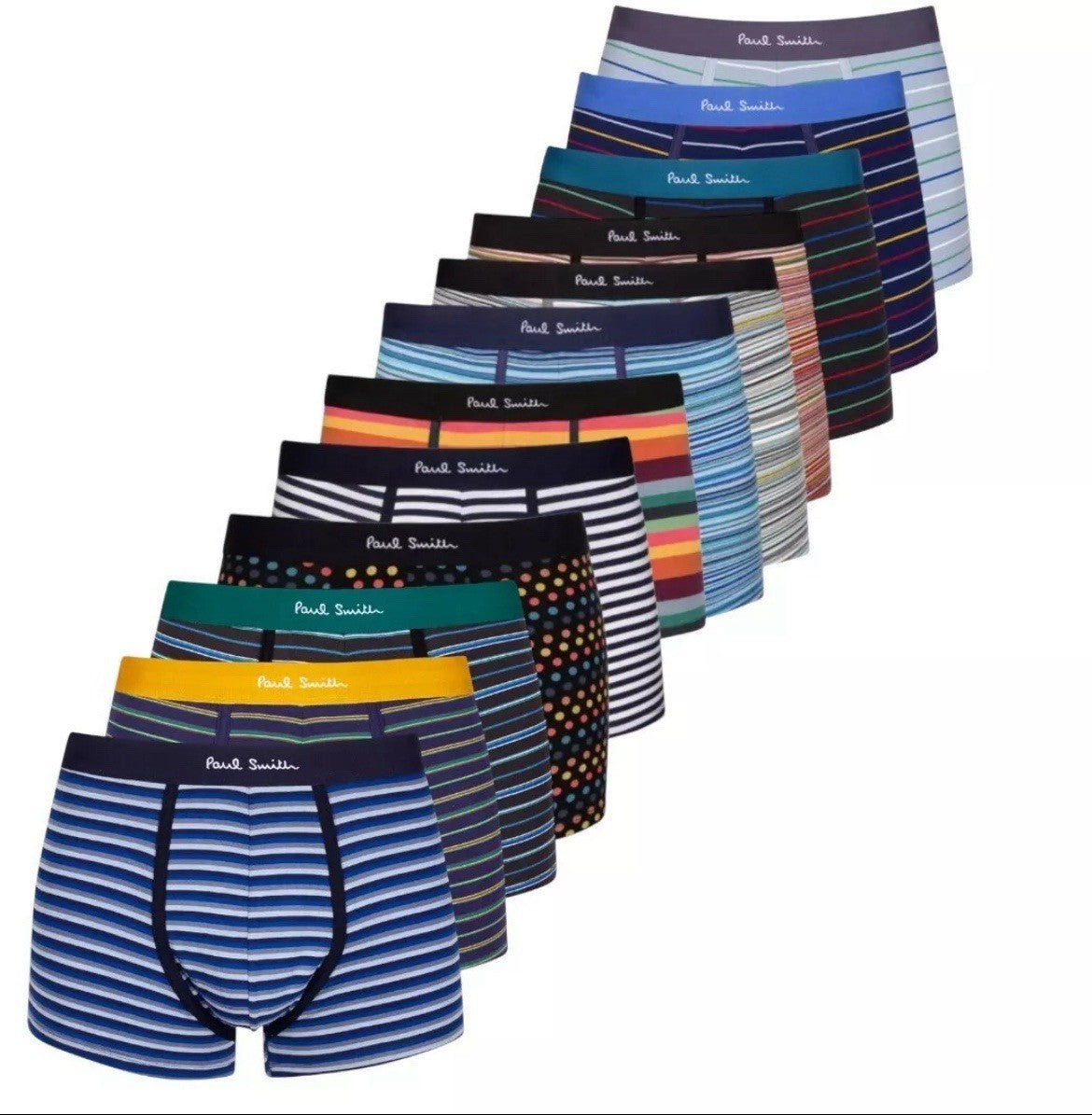 Paul Smith 3 Pack Organic Cotton Boxers Sizes S-2XL RRP