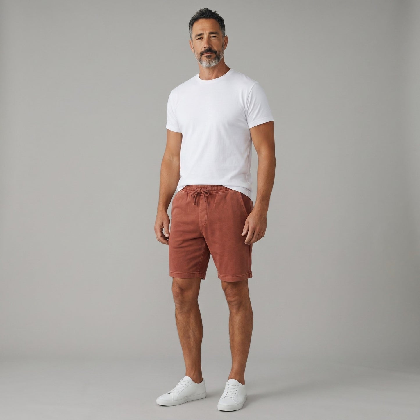 M&S Relaxed Fit Pure Cotton Garment Dye Short