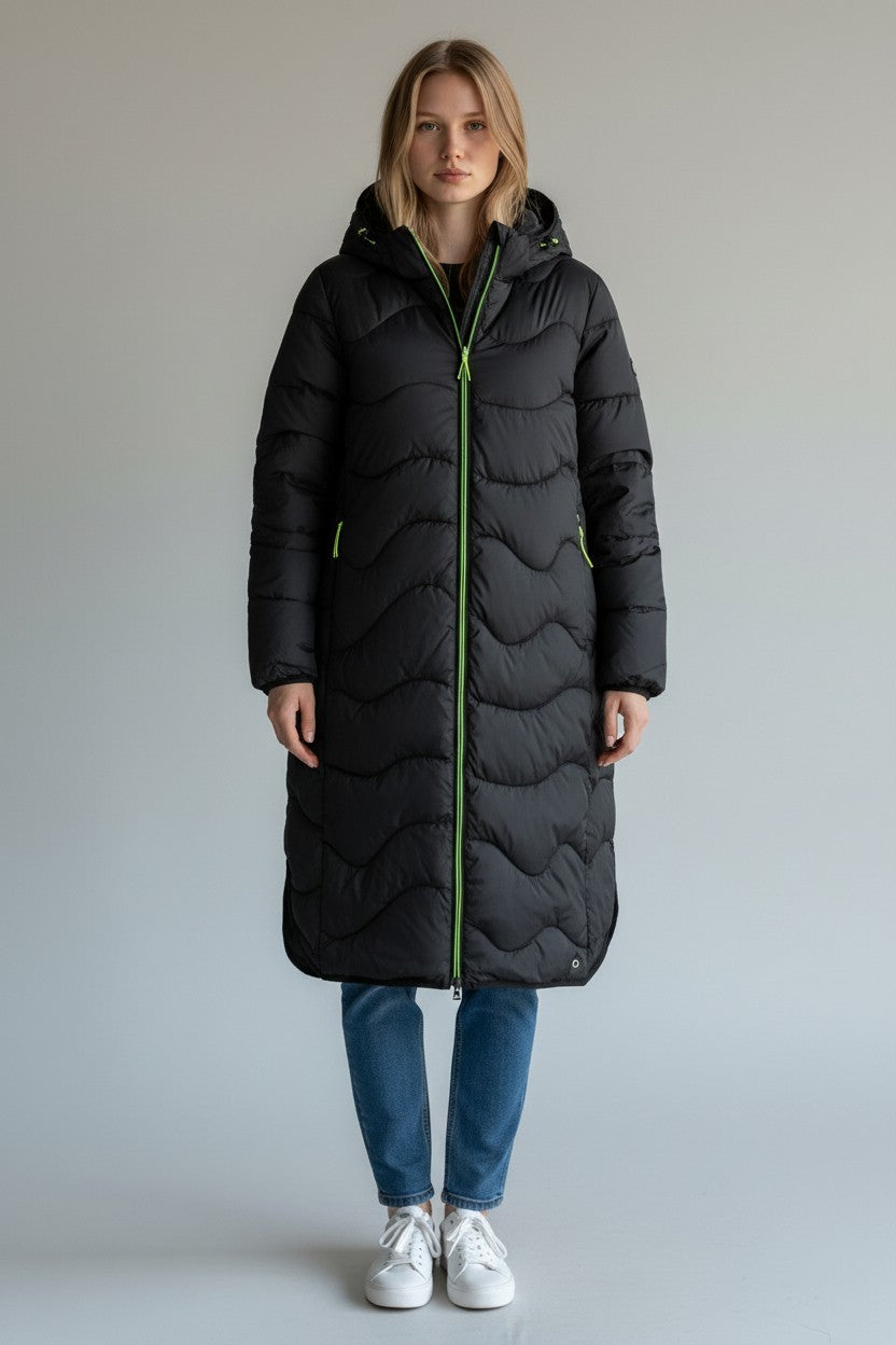 M&S Stormwear Quilted Hooded Puffer Coat