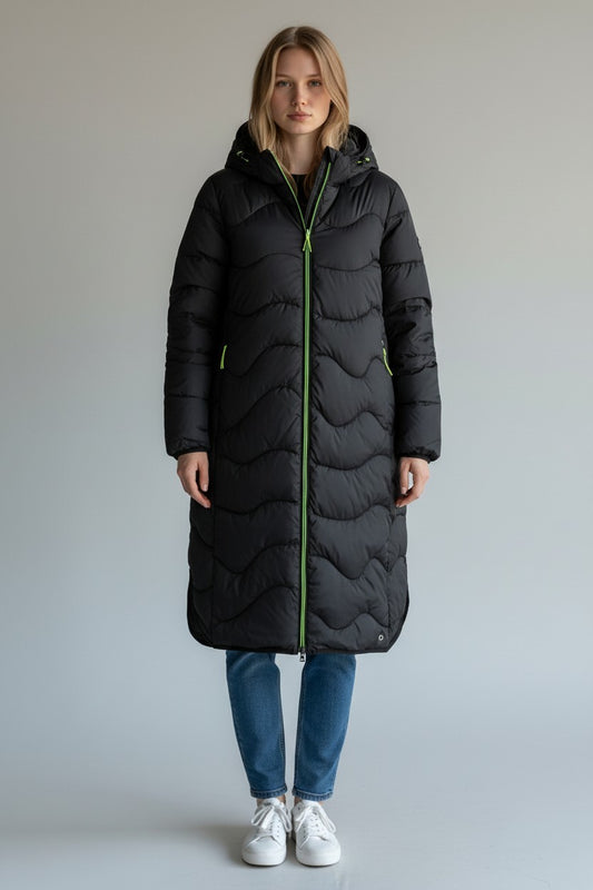 M&S Stormwear Quilted Hooded Puffer Coat