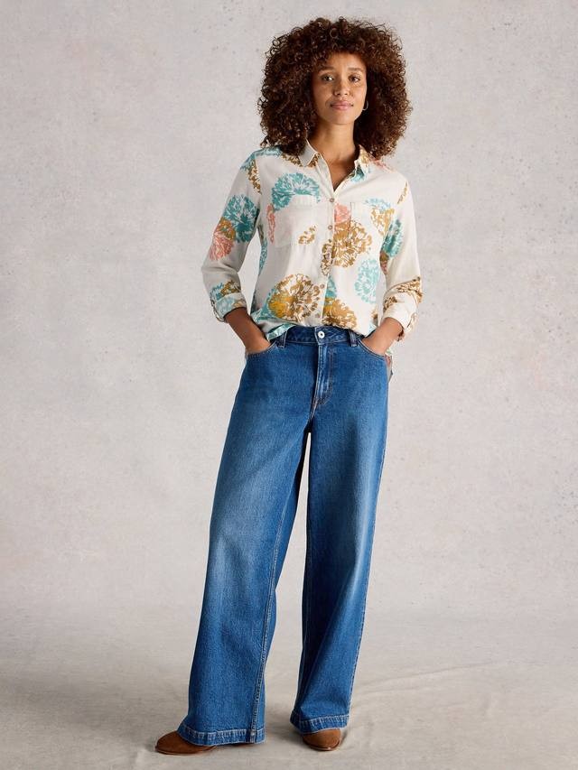White Stuff Sophie Abstract Shirt 