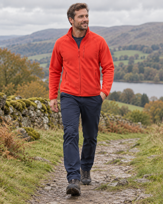 M&S Orange Zip-Up Fleece BNWT