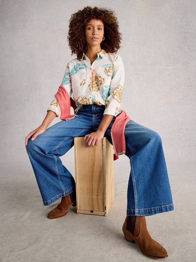 White Stuff Sophie Abstract Shirt 