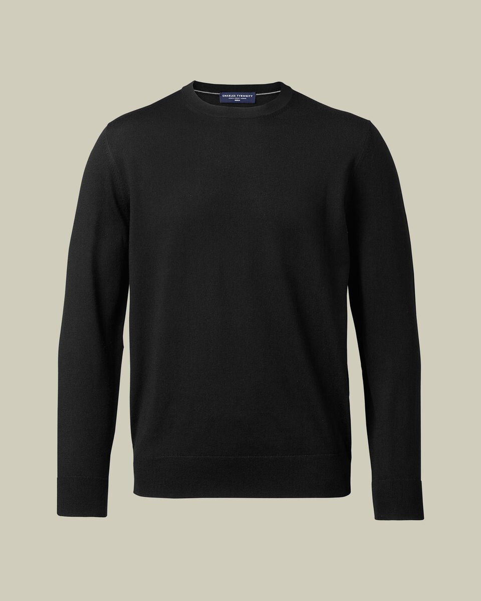 Charles Tyrwhitt Pure Merino Wool Crew Neck Jumper RRP £79.95