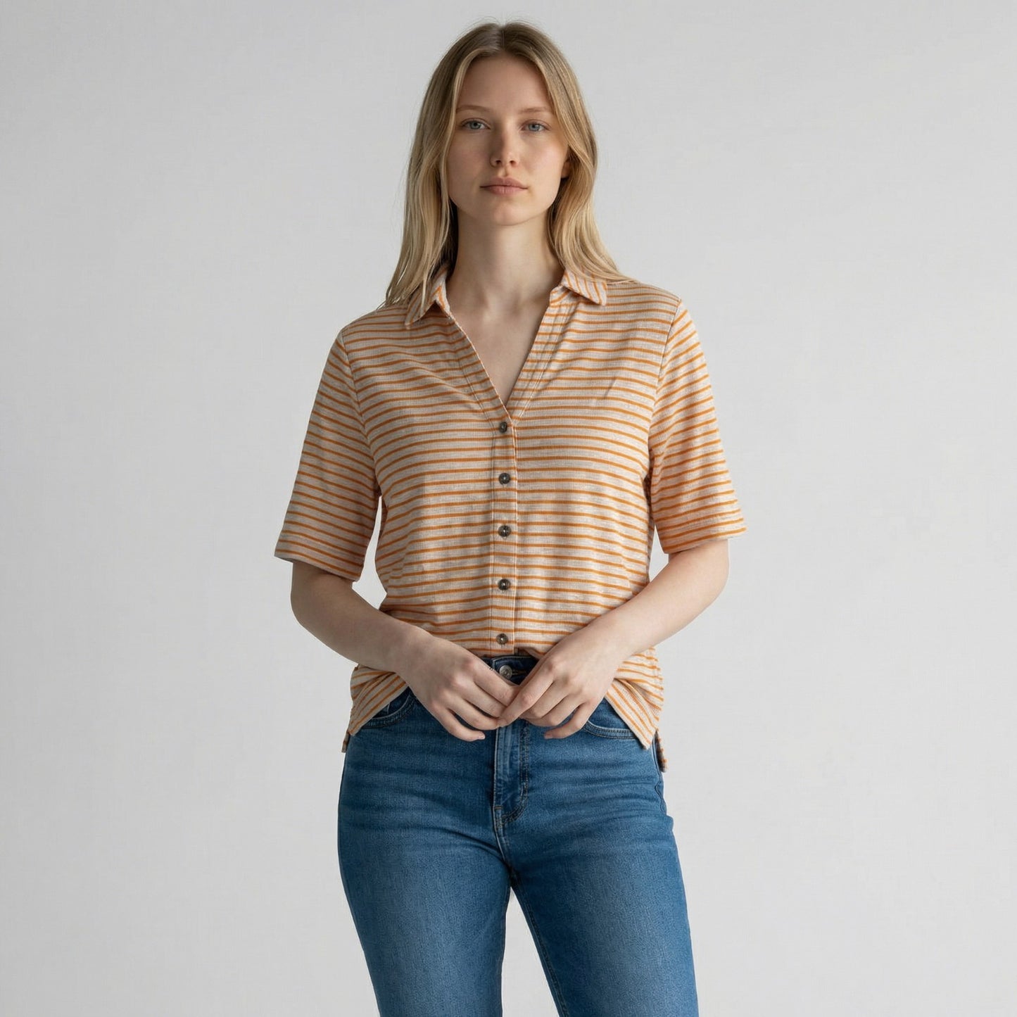 White Stuff Charlie Line Short Sleeve Shirt RRP £49