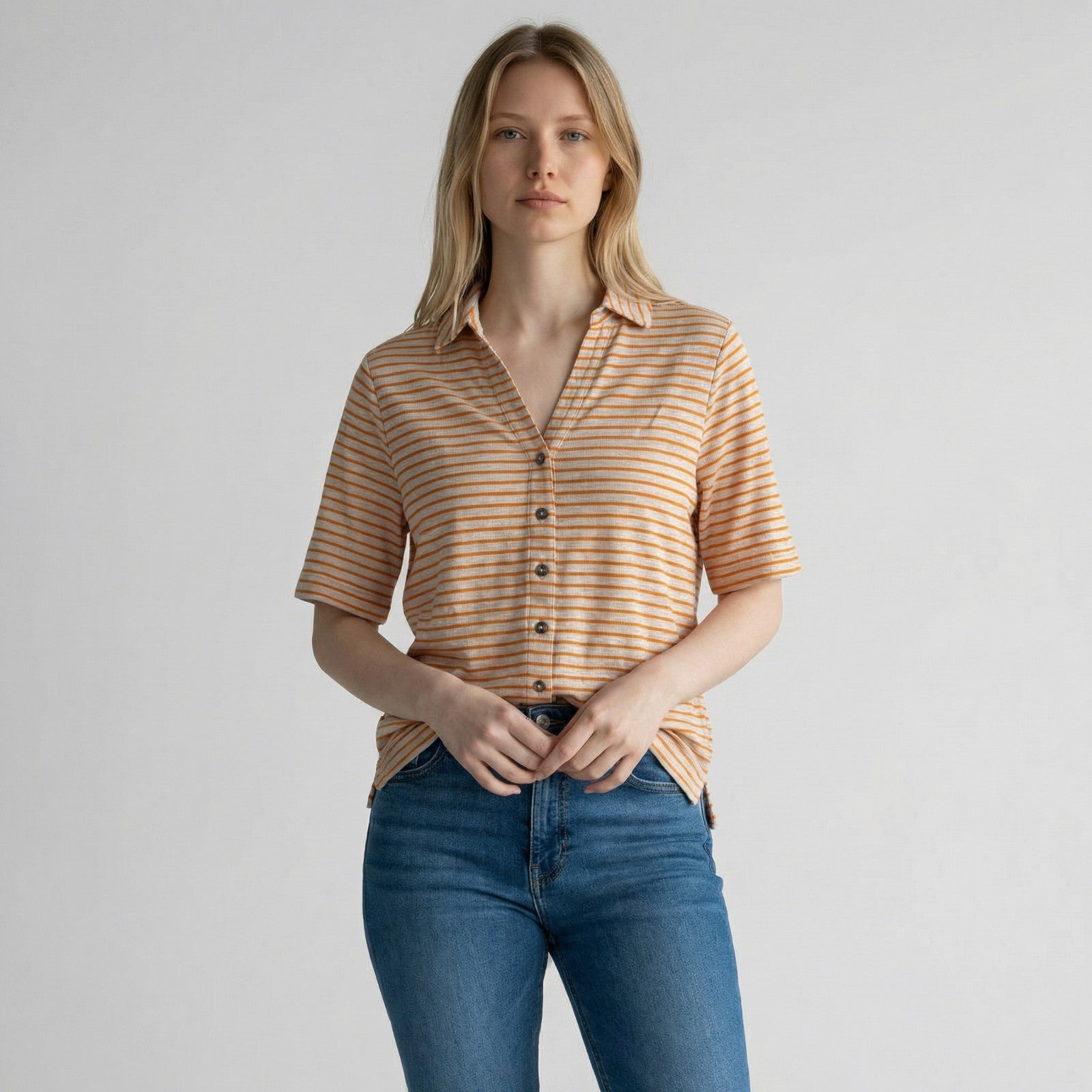 White Stuff Charlie Line Short Sleeve Shirt RRP £49