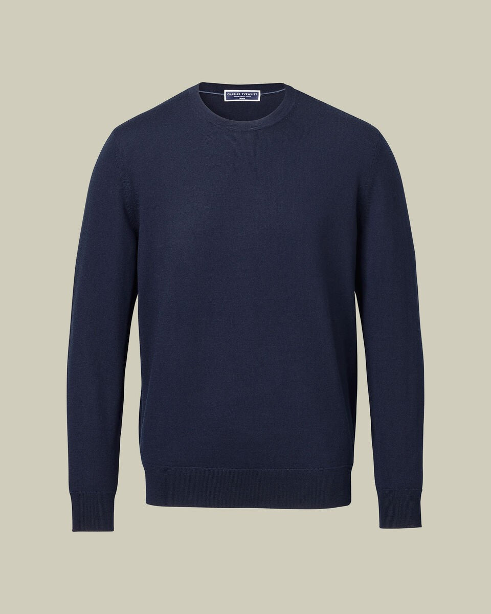 Charles Tyrwhitt Pure Merino Wool Crew Neck Jumper RRP £79.95