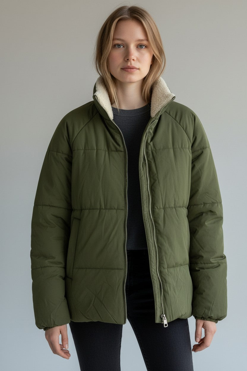 M&S Fleece Lined Puffer Jacket RRP £79