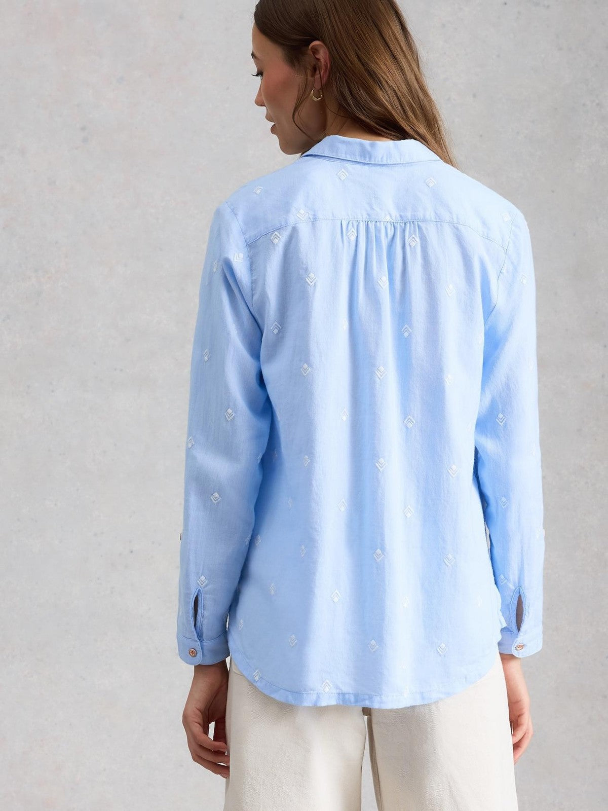 White Stuff Sophie Collared Organic Cotton Shirt
