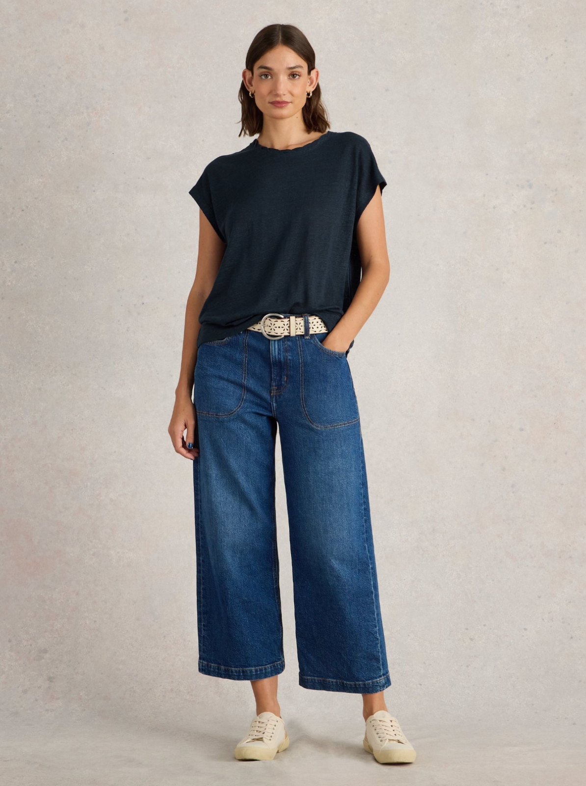White Stuff White Stuff  Rowan Linen T-Shirt