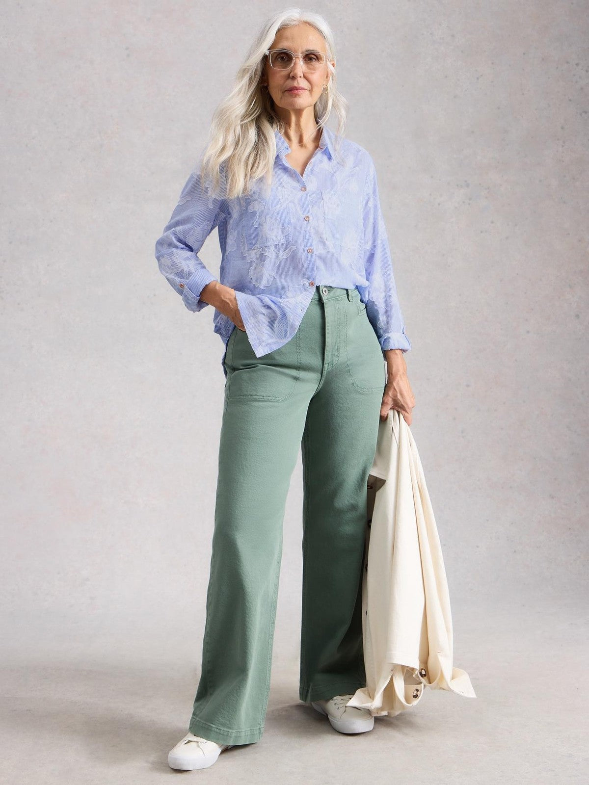 White Stuff Sophie Jacquard Shirt