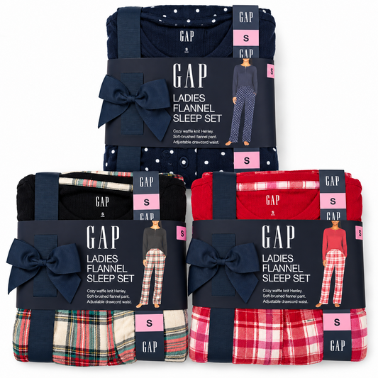 Gap Ladies Flannel Sleep Set 