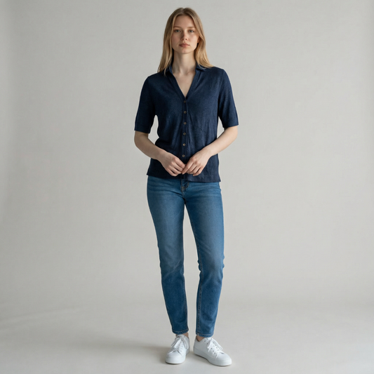 White Stuff Charlie Linen Short Sleeve Shirt RRP £45