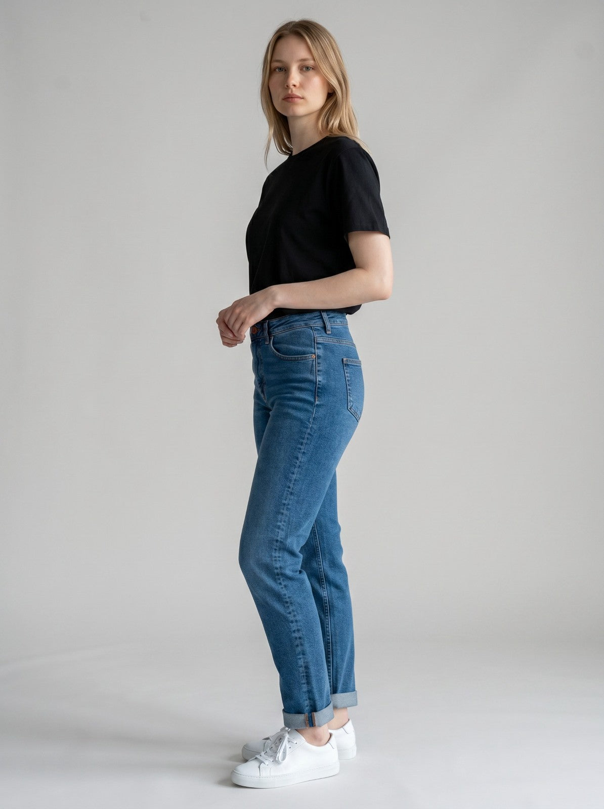 M&S High Waisted Mom Jeans 