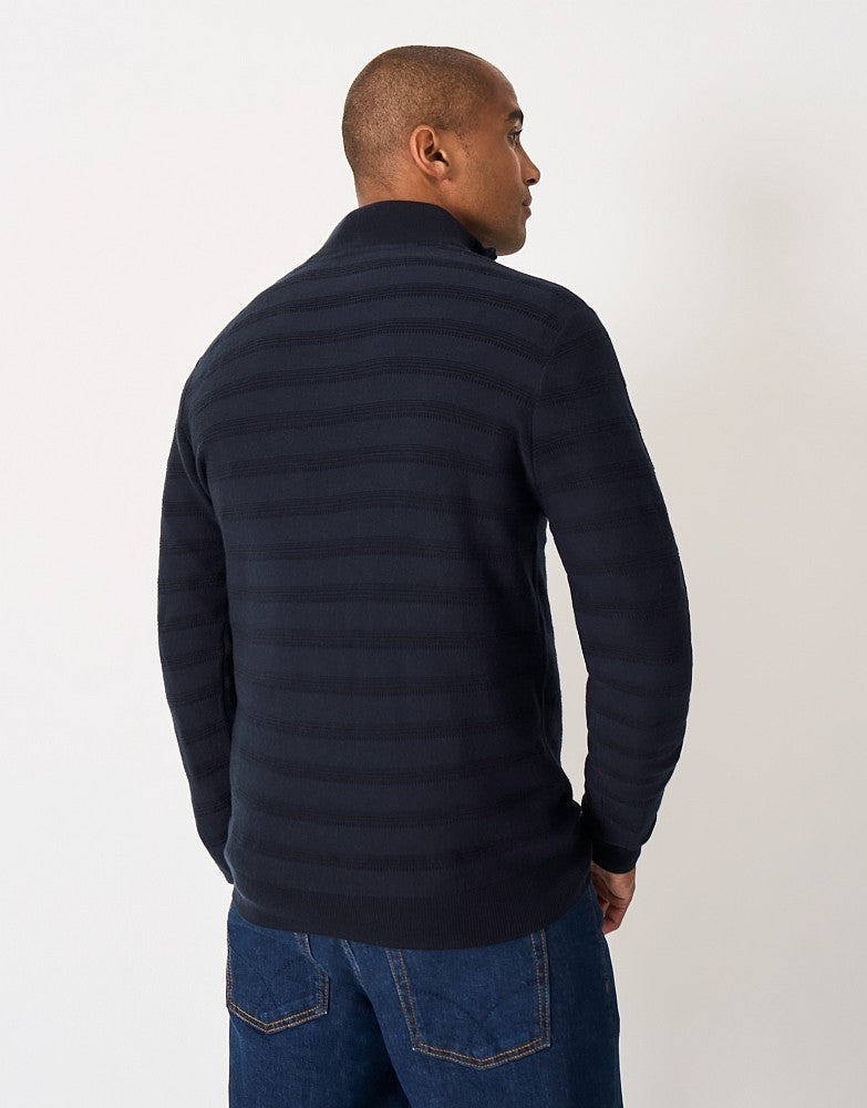 Crew Clothing Cashmere & Silk Blend 1/2 Zip