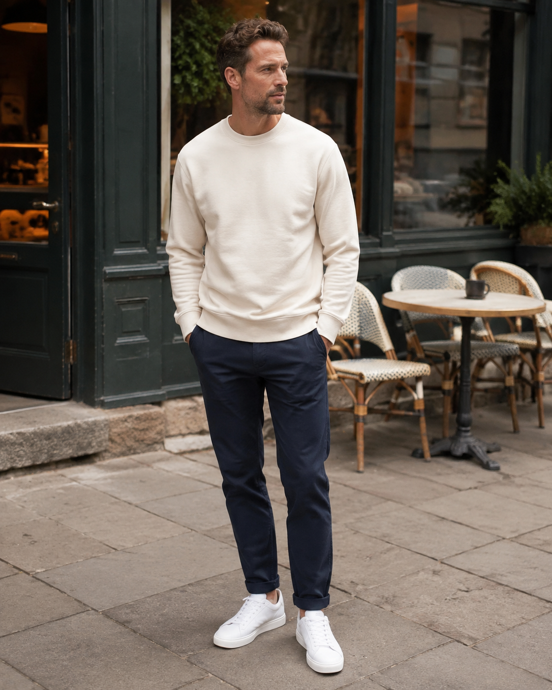 Ex M&S Autograph Men’s Cotton-Rich Crew-Neck Sweatshirt – 7 Colours – RRP £40