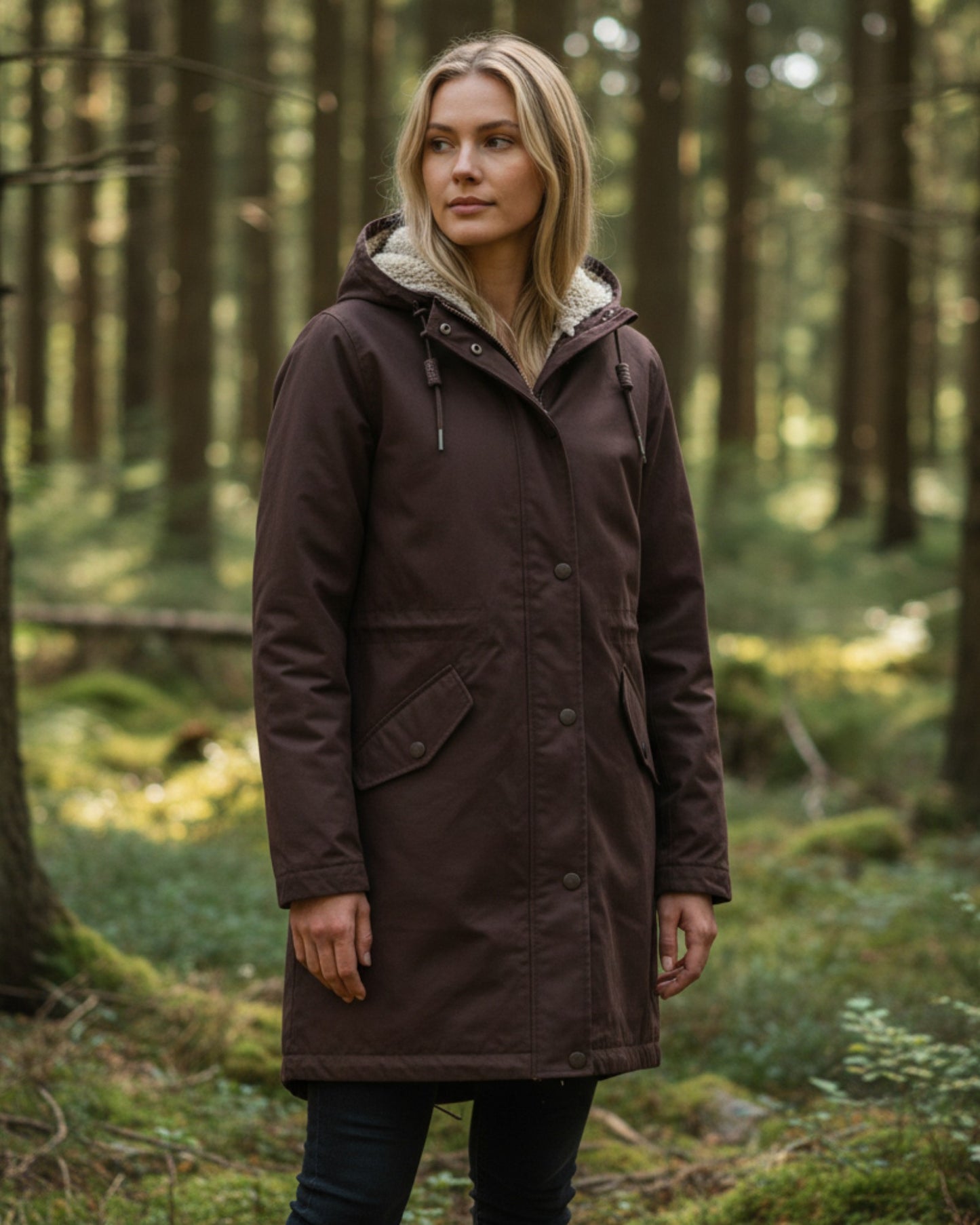 Ex Seasalt Bitter Cocoa Plant Hunter Waterproof Coat