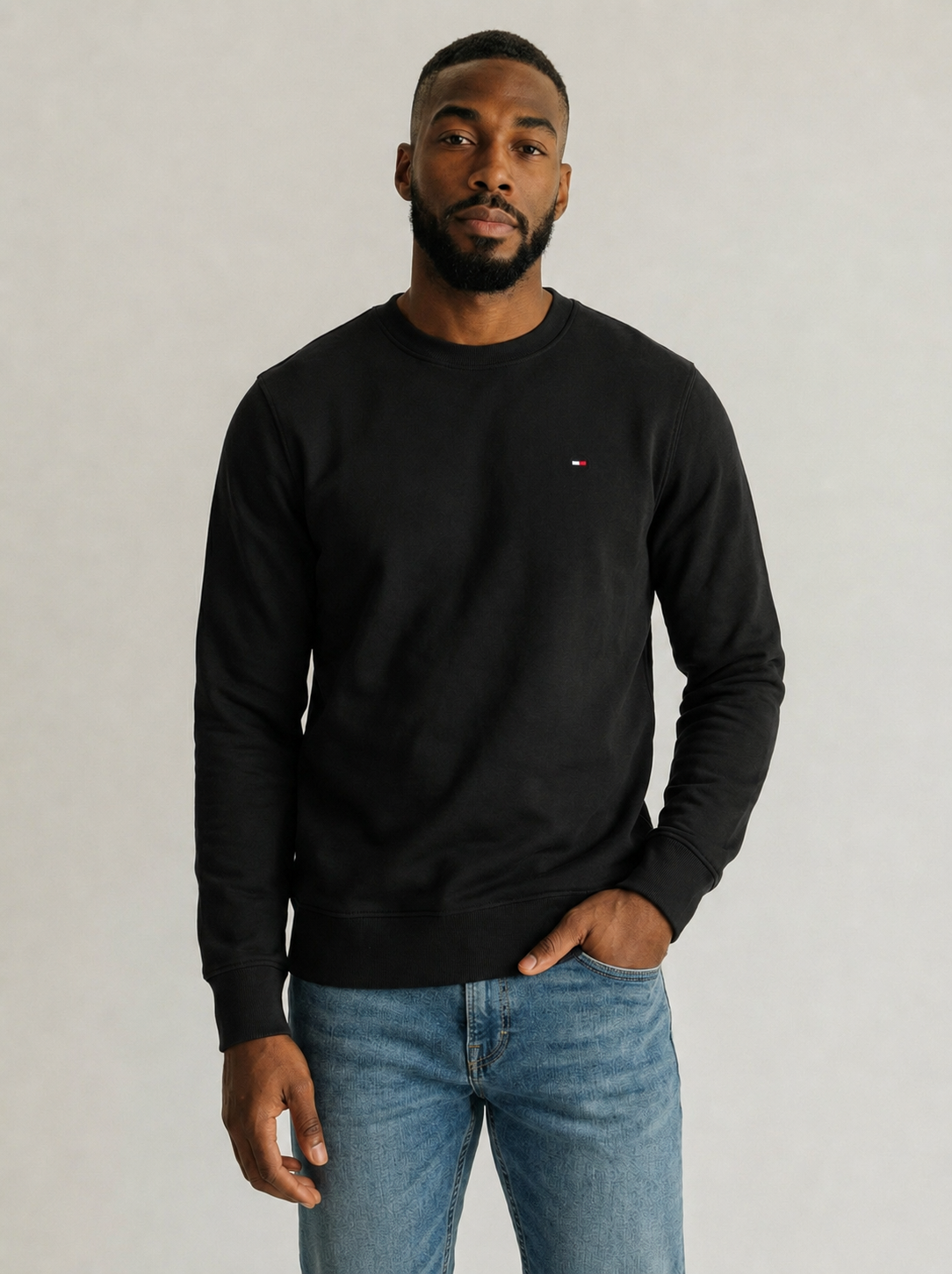 Tommy Hilfiger Essential Terry Crew Neck Sweatshirt