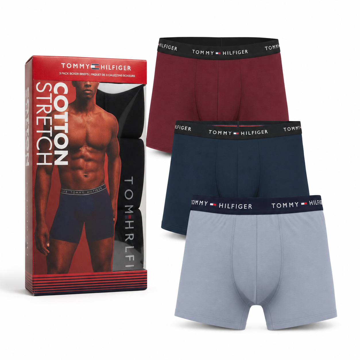 Tommy Hilfiger Cotton Stretch 3Pk Boxer Shorts