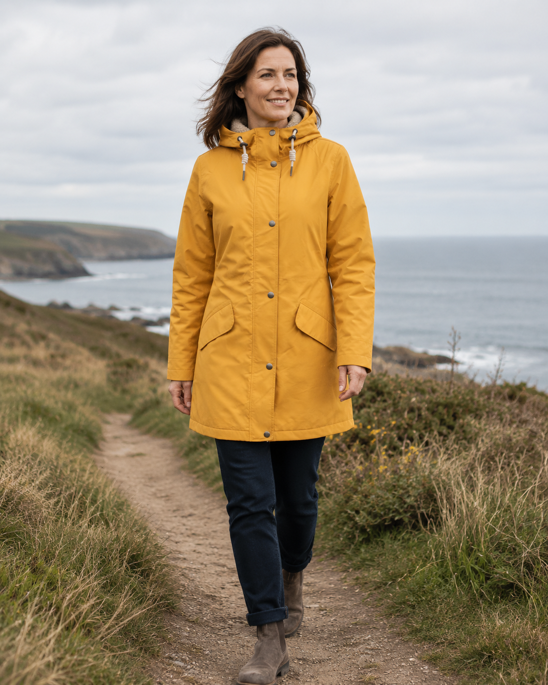 Ex Seasalt River Sea Waterproof  Parka Coat