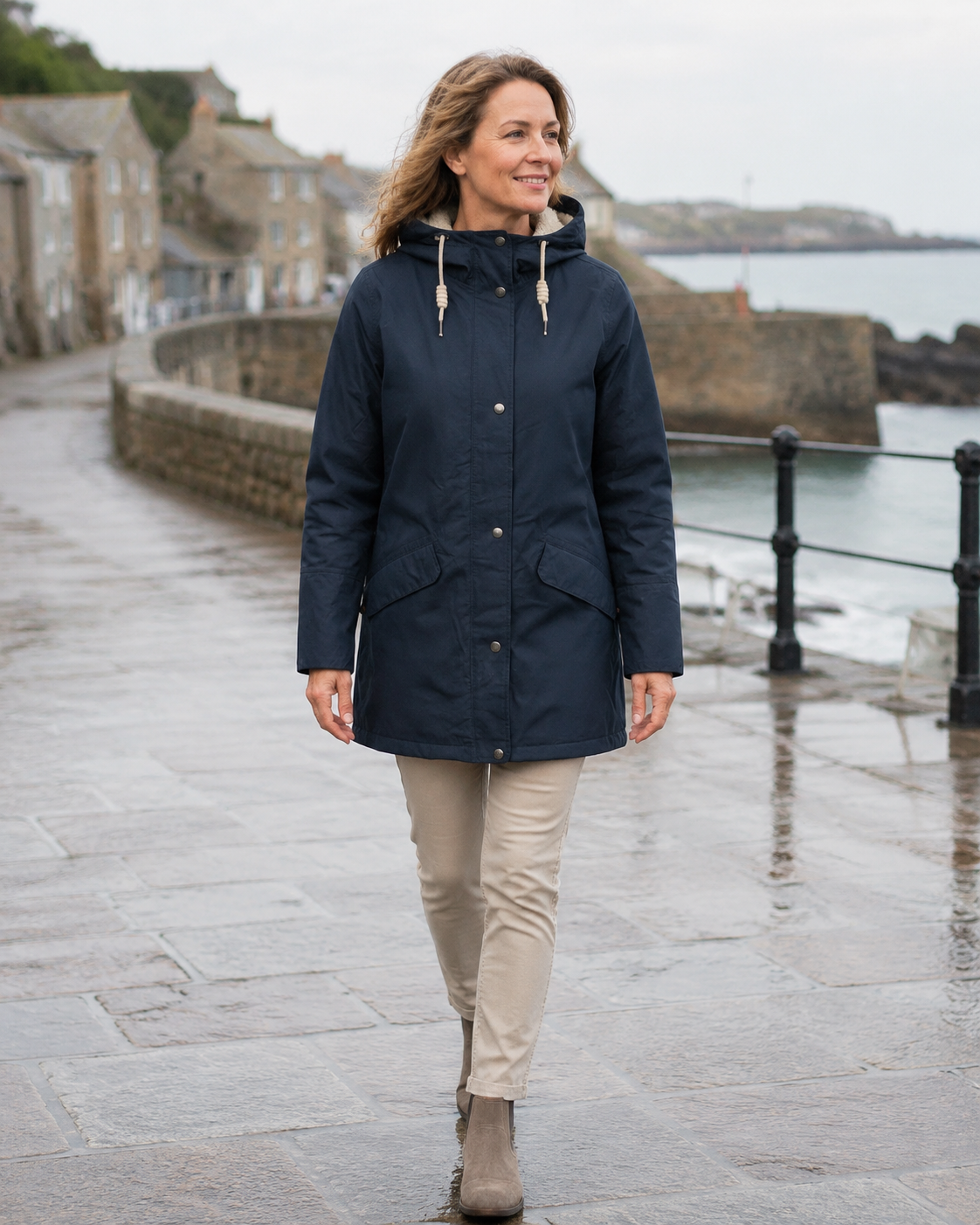 Ex Seasalt River Sea Waterproof  Parka Coat