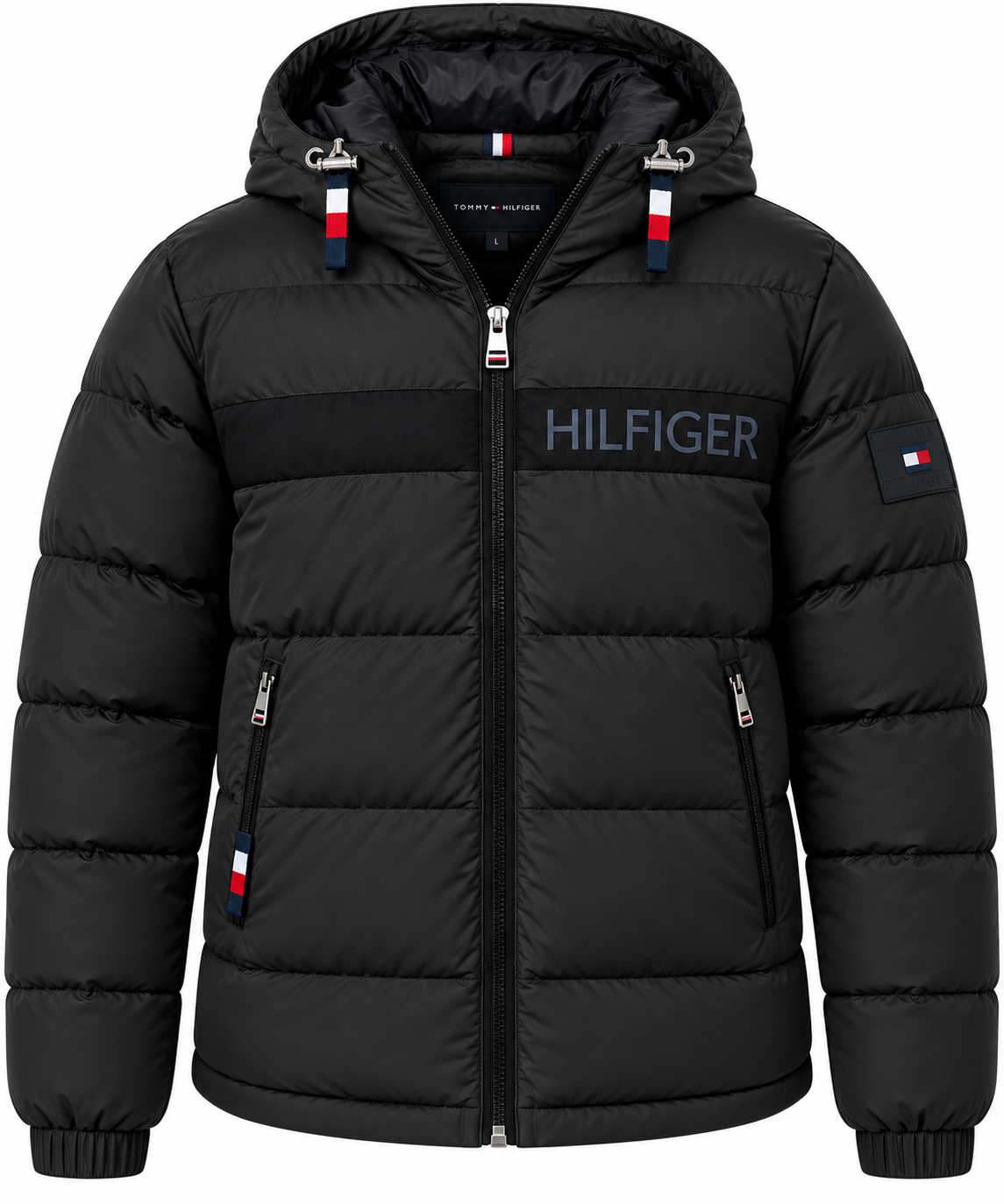 Tommy Hilfiger Men’s Breathable & Water Resistant Hooded Puffer Jacket