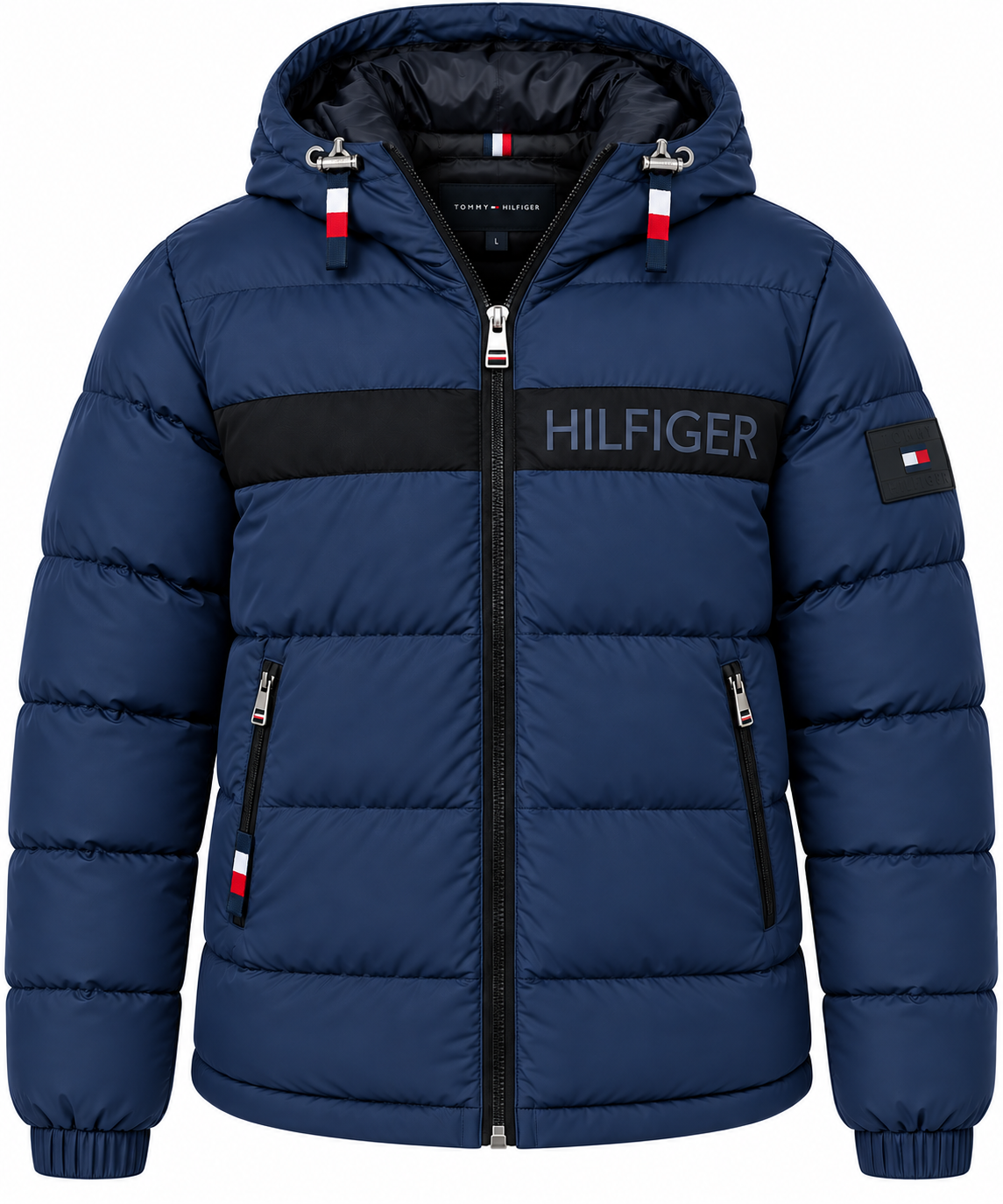 Tommy Hilfiger Men’s Breathable & Water Resistant Hooded Puffer Jacket