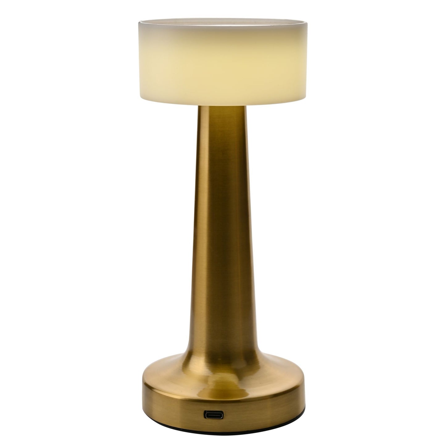 Hestia Bronze USB LED Touch Table Lamp