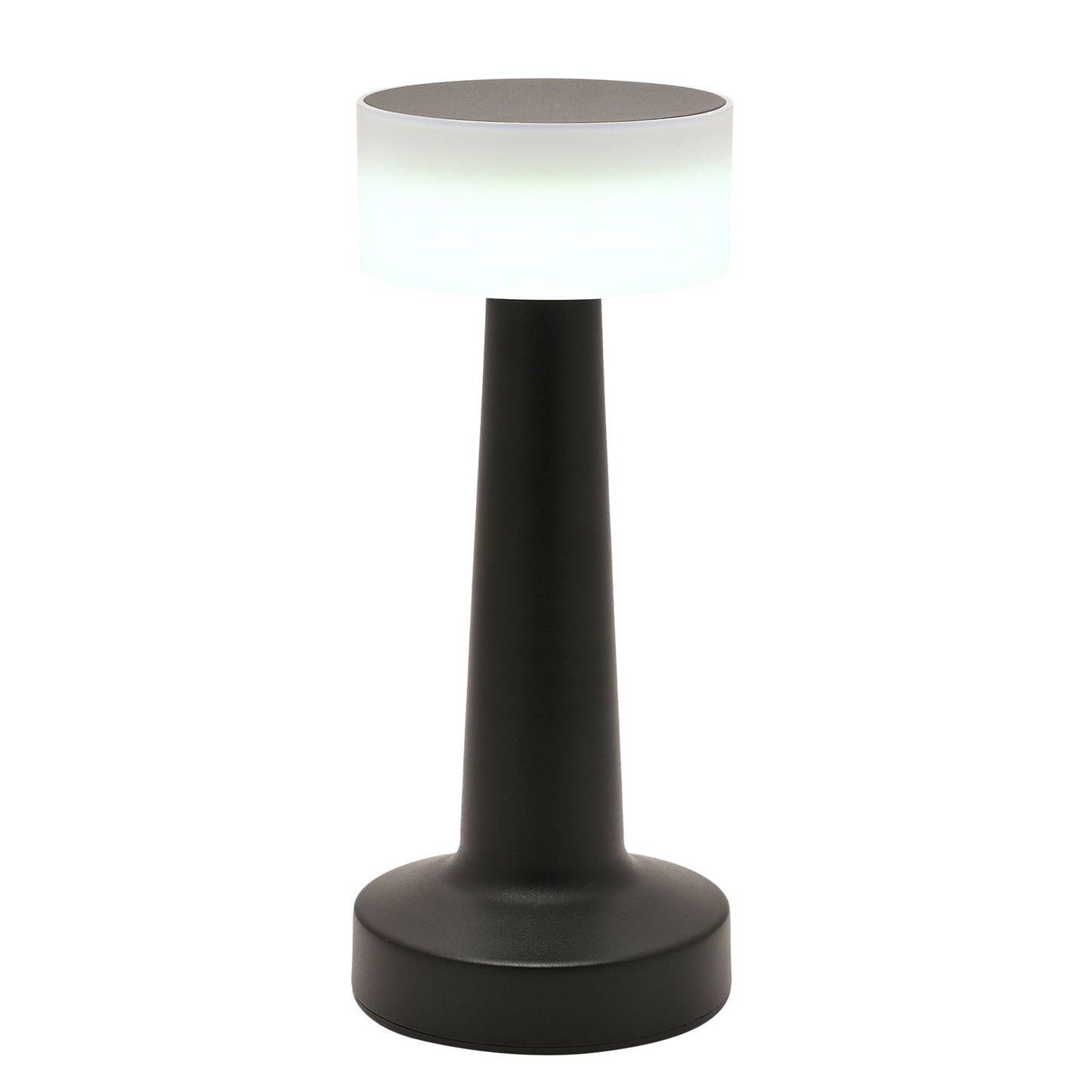 Hestia Black USB LED Touch Table Lamp