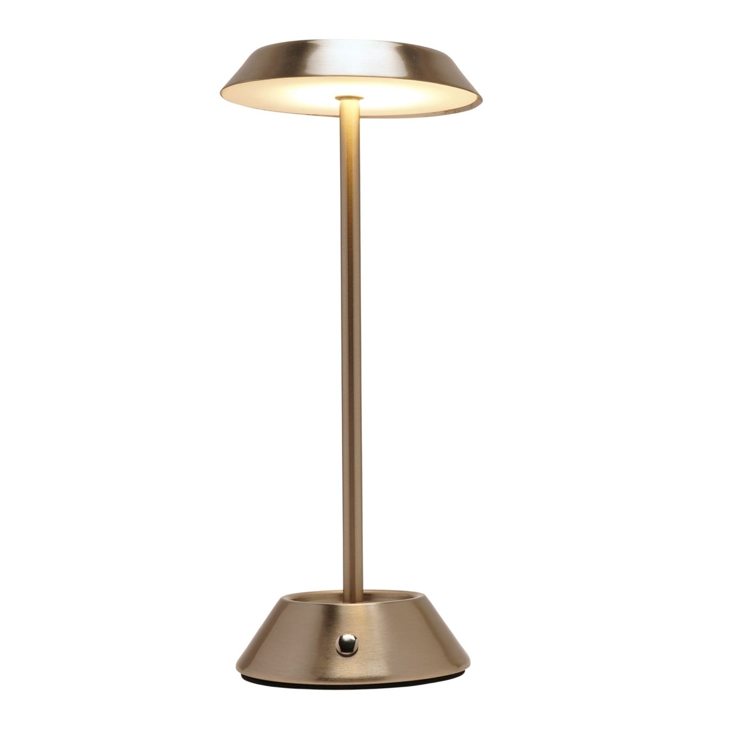 Hestia Silver USB LED Touch Table Lamp