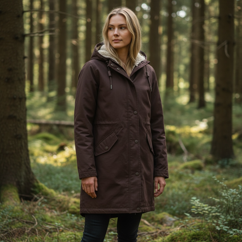 Ex Seasalt Bitter Cocoa Plant Hunter Waterproof Coat