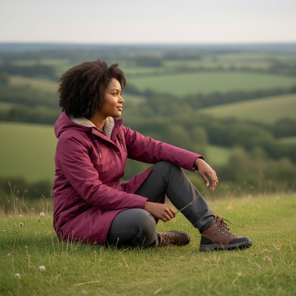 Ex Seasalt Plant Hunter Waterproof Coat in Raspberry