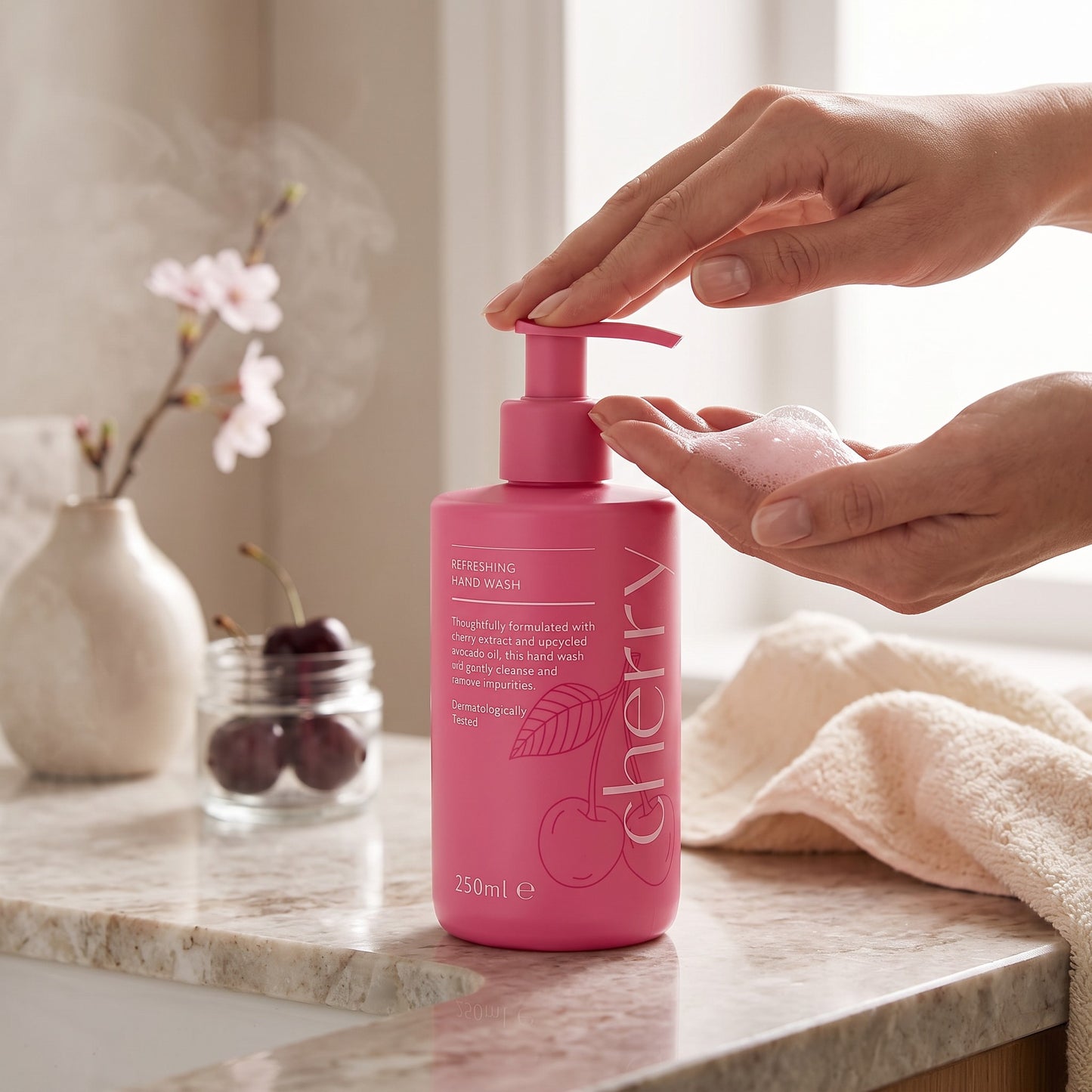 Burst Bodycare Cherry Hand Wash 250ml