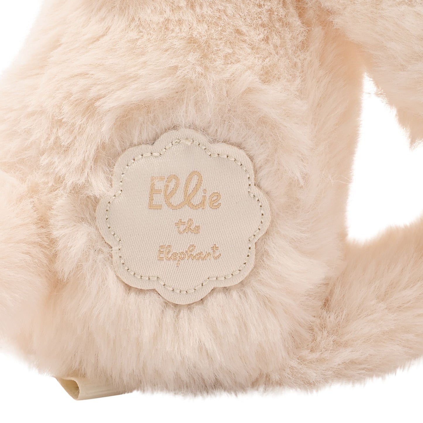 Ellie The Plush Long Leg Cream Elephant 35 cm