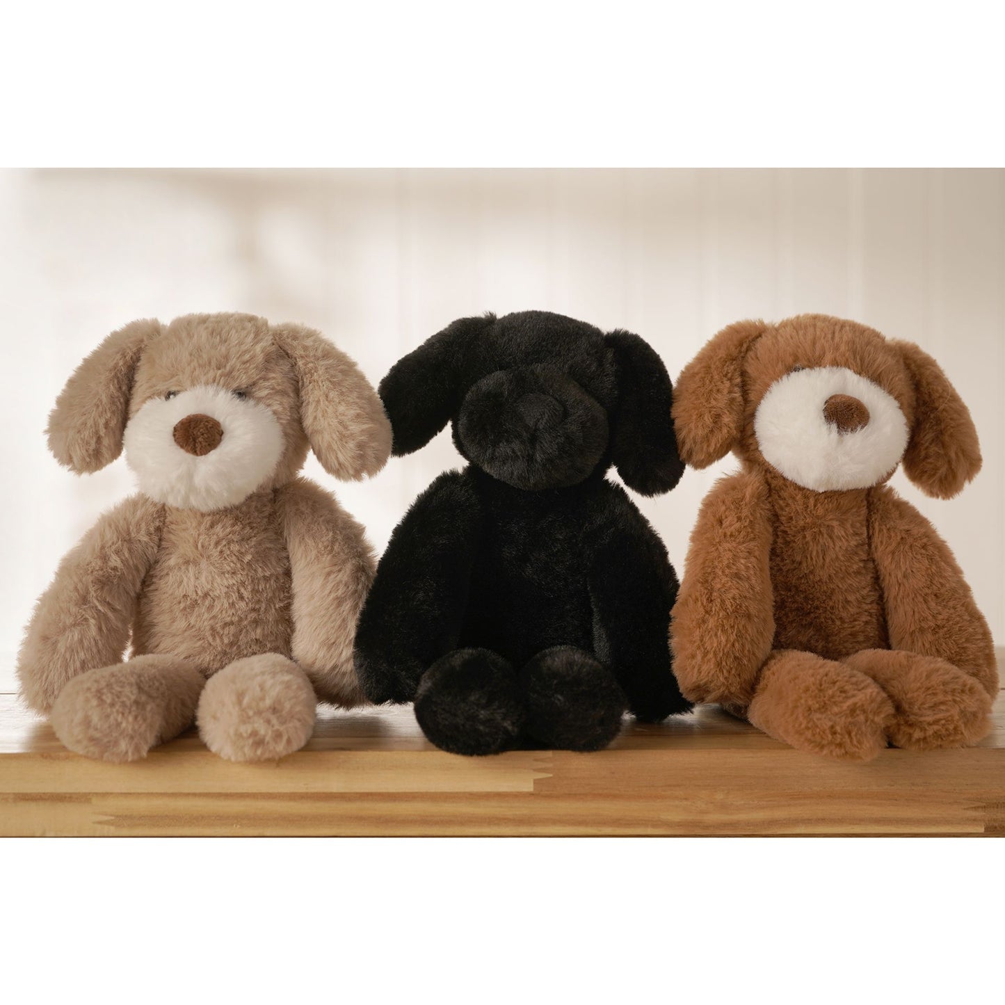 Coco The Plush Long Leg Dark Brown Puppy 30cm