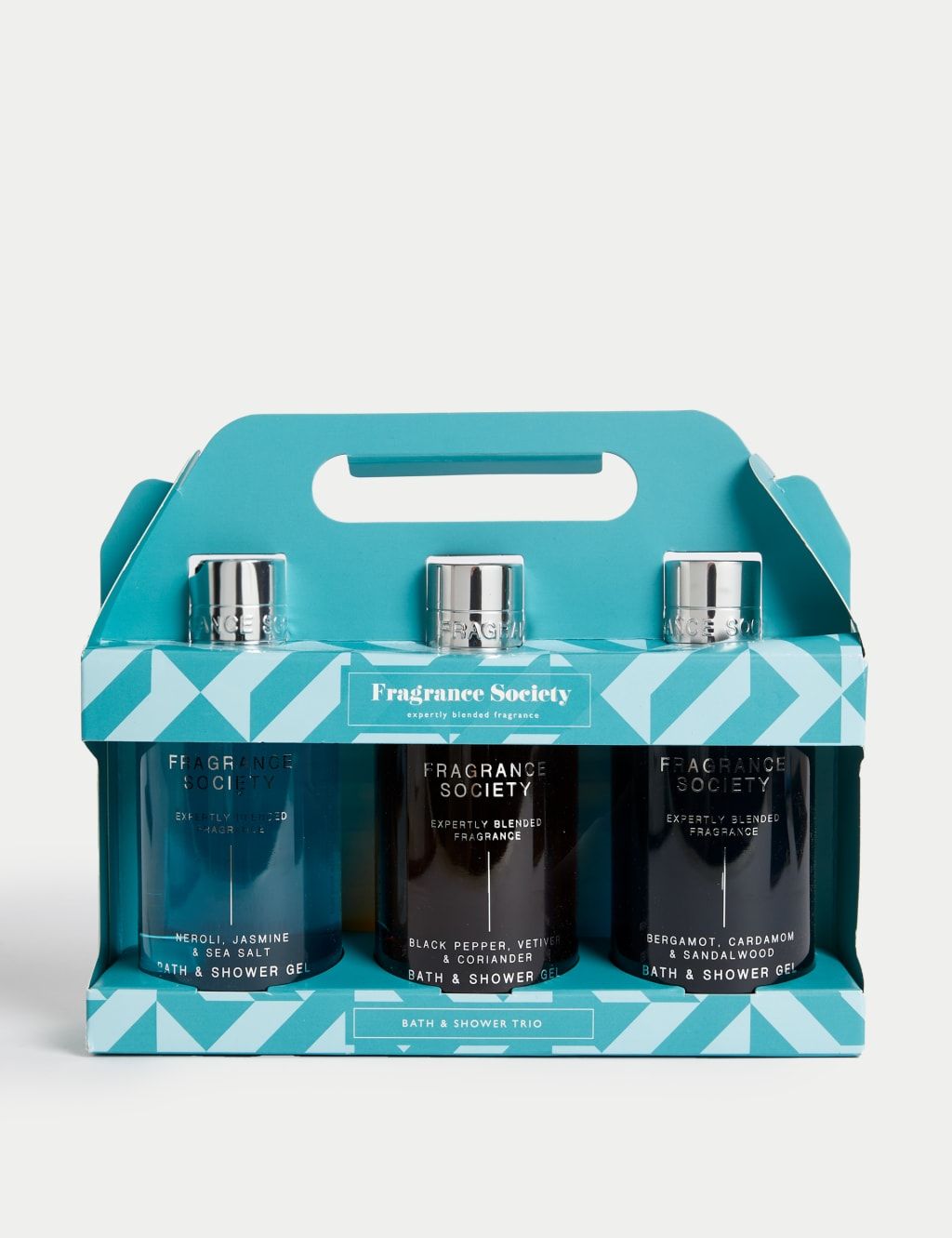 M&S Fragrance Society Bath & Shower Gel Trio Gift Set – 3 x 265ml