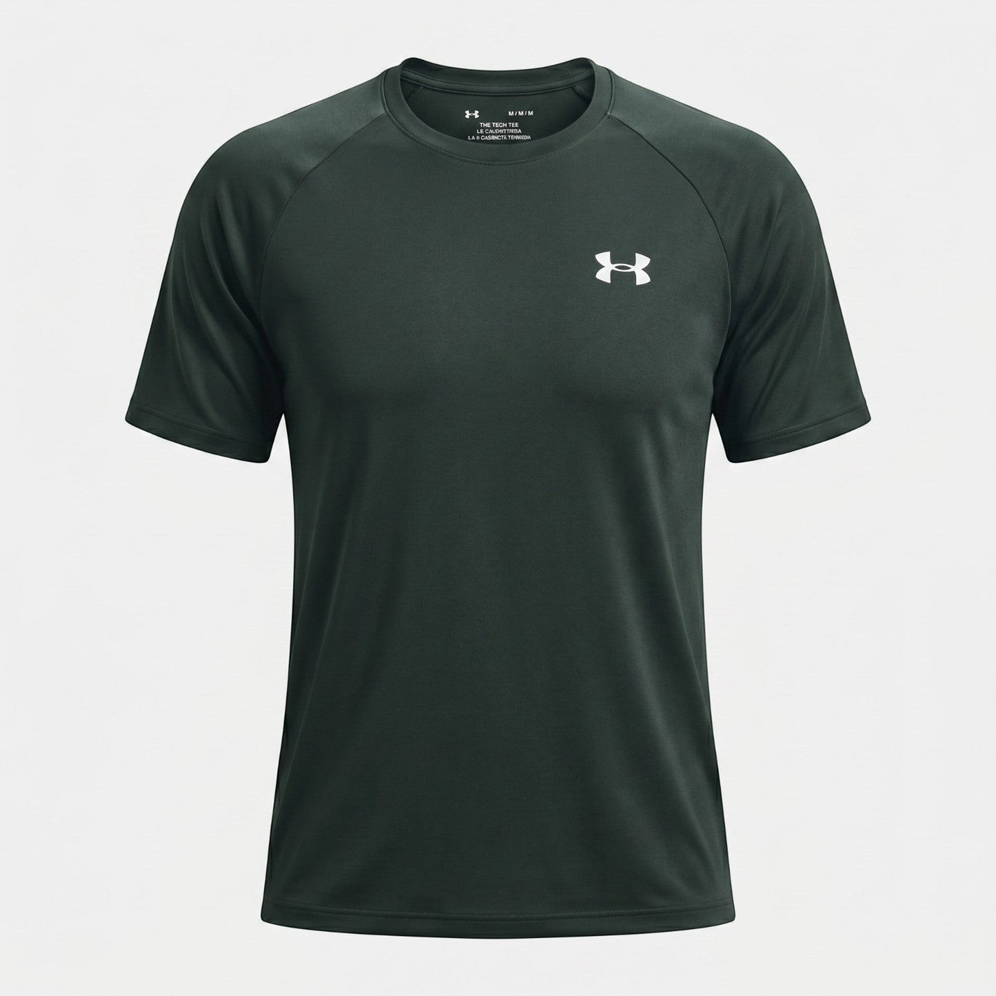 Get The High Street Under Armour Tech Tee dark green short sleeve training shirt with white logo